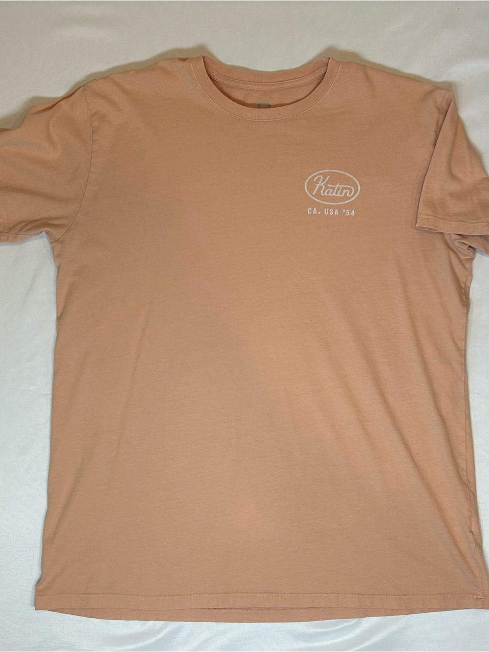 Katin Men's Crewneck Tee in Peach